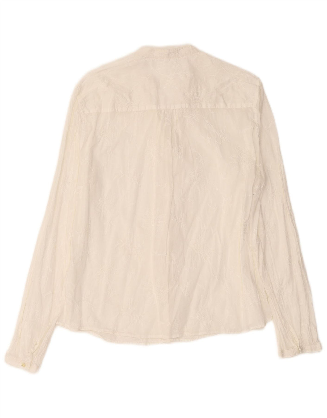 Massimo Dutti Chemise Femme EU 44 XL Blanc Cassé Floral