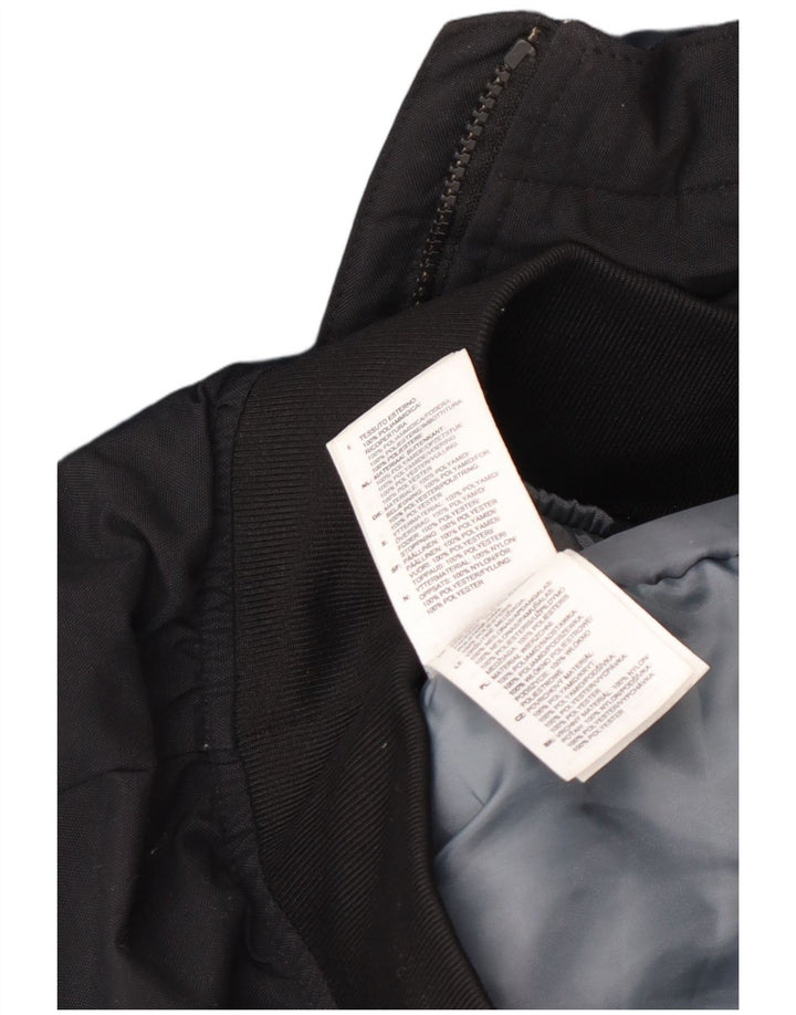 Adidas Veste bomber à capuche pour homme UK 36 Petit Noir Polyester