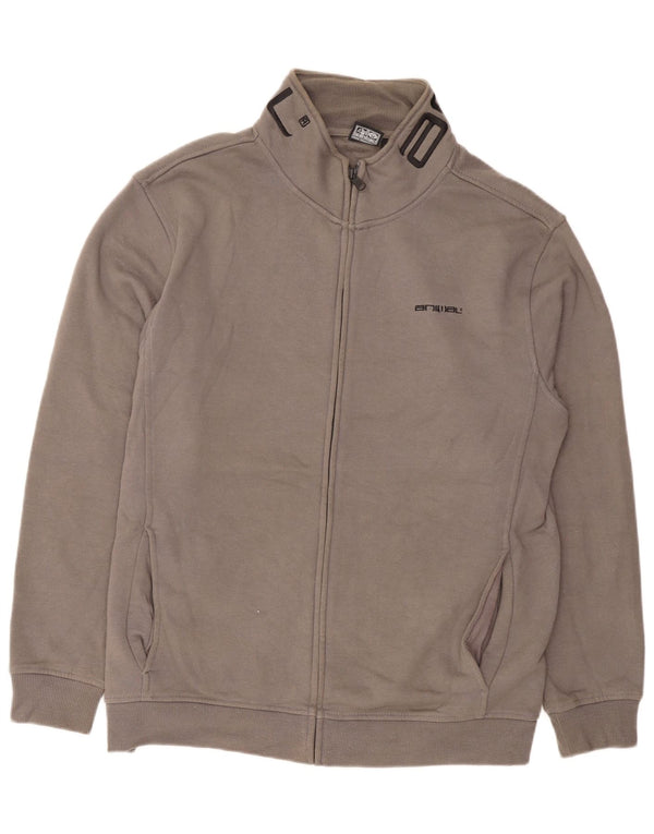 Animal Mens Graphic Survêtement Top Veste Grand Gris Coton