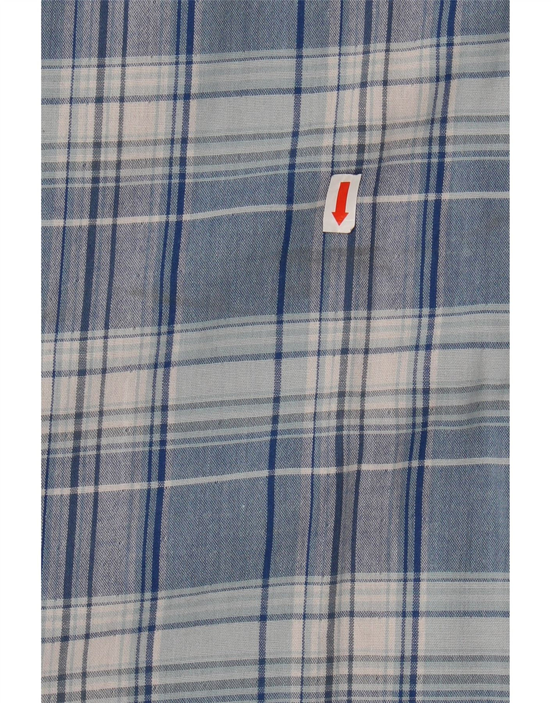 FAT FACE Mens Flannel Shirt XL Blue Check Cotton