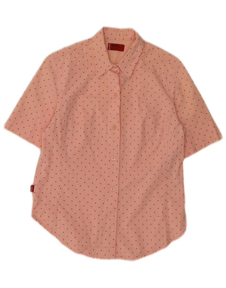 Levi's Chemise à motif abstrait pour femme UK 10 Small Rose Coton