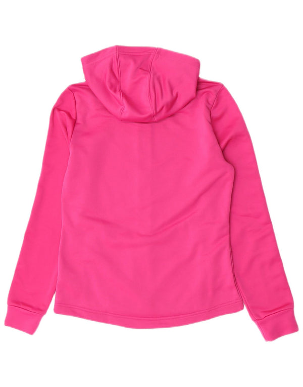 Adidas Pull à capuche zippé fille 14-15 ans Rose Polyester