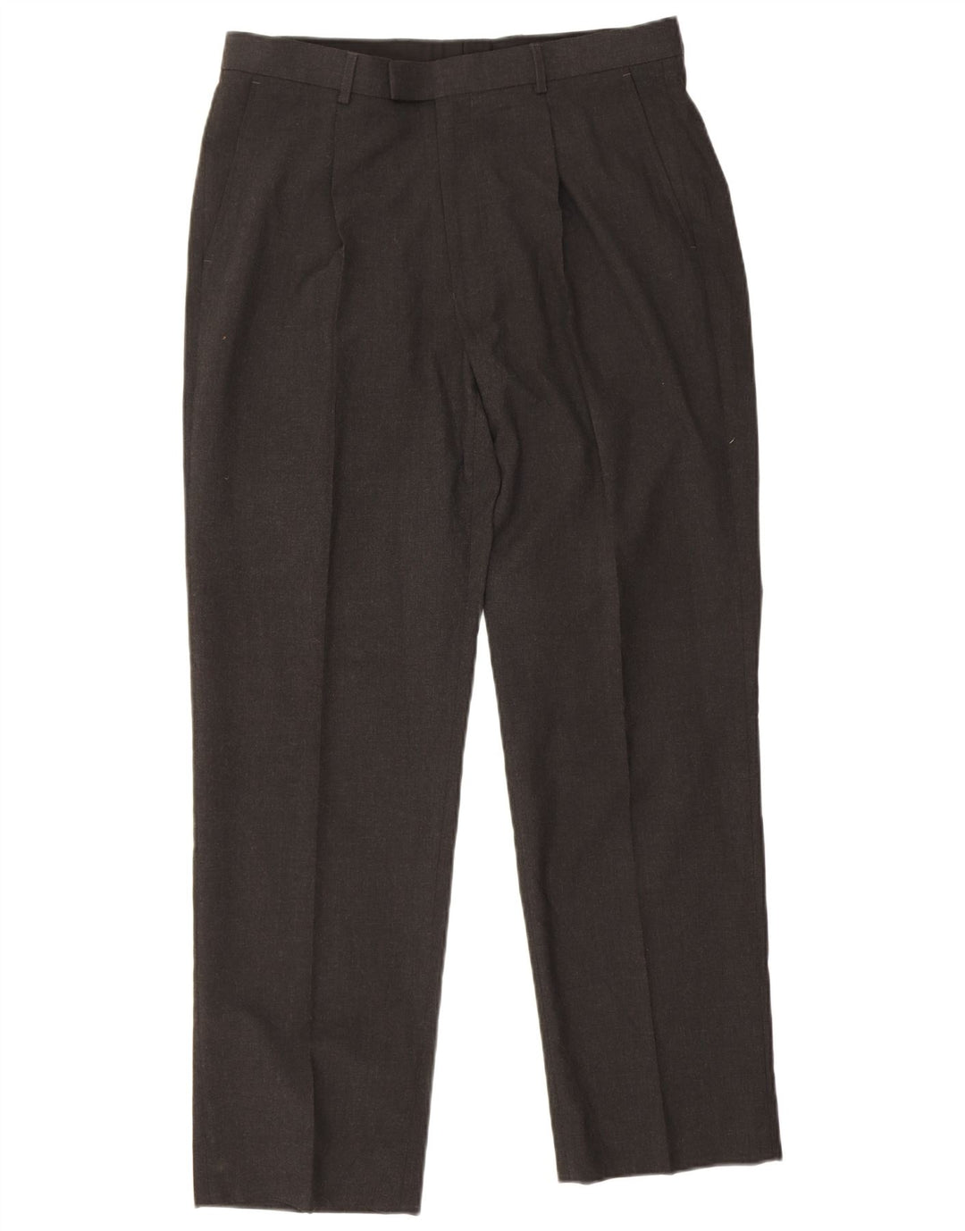Marks & Spencer Pantalon de costume pour homme W34 L31 Gris Polyester