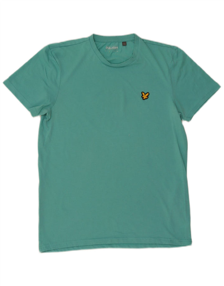 LYLE & SCOTT T-Shirt Homme Coton Turquoise Moyen