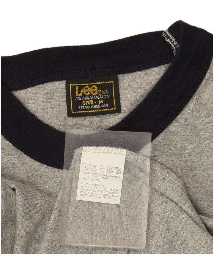 Lee T-Shirt Homme Gris Moyen Coton