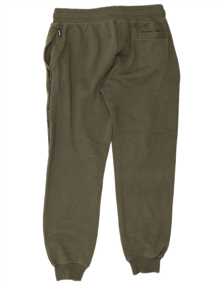 Bench Pantalon de Survêtement Graphique pour Homme Joggers Large Vert Colorblock