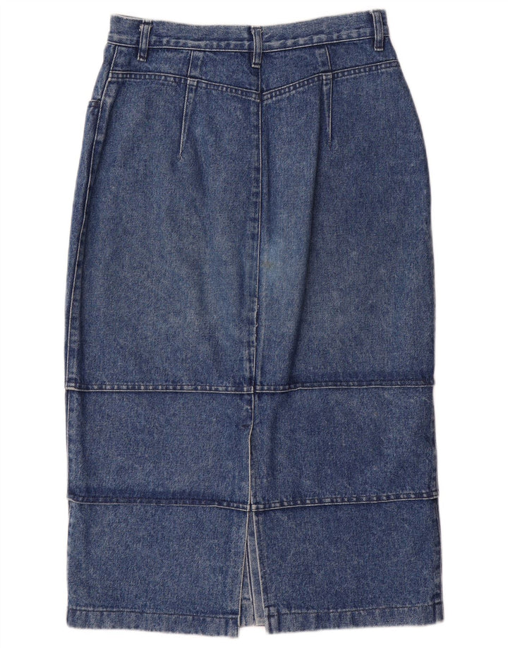 POP 84 Jupe en Jean Femme IT 46 Large W28 Bleu Coton