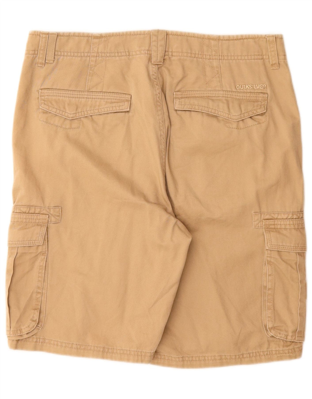 QUIKSILVER Short Cargo Homme W32 Coton Beige Moyen