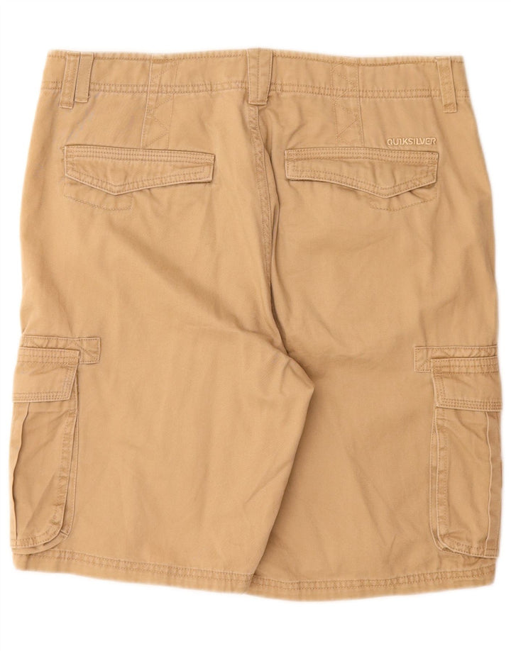 QUIKSILVER Short Cargo Homme W32 Coton Beige Moyen