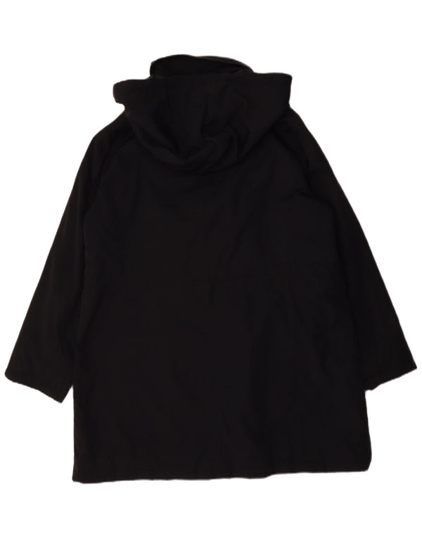 Marks & Spencer Veste parka surdimensionnée à capuche pour femme UK 16 Large Noir