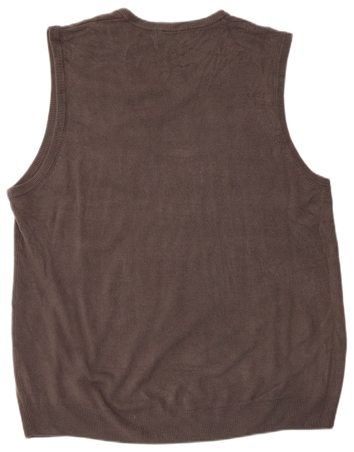 Marks & Spencer Débardeur Blue Harbor Vest Homme Gris Acrylique XL