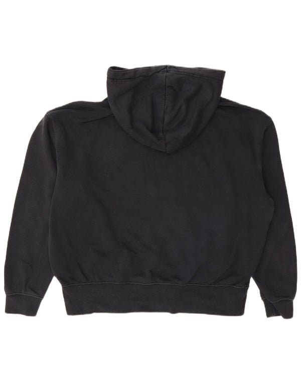 Nike Pull à capuche surdimensionné pour femme UK 10 Petit coton gris
