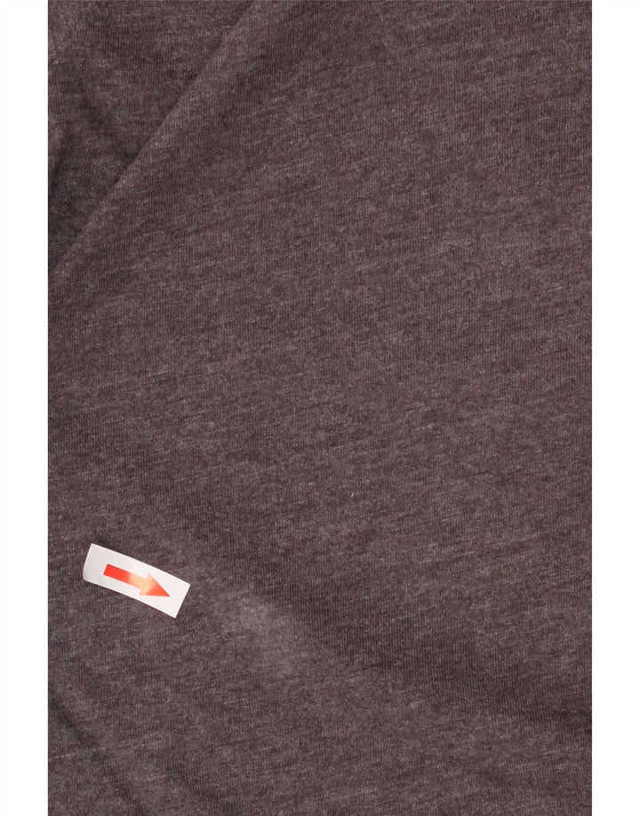 Lotto T-Shirt Graphique Homme Gris Moyen Coton