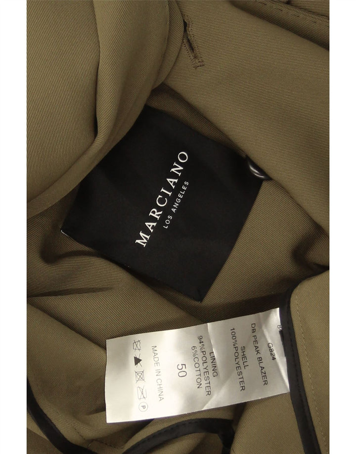Marciano Veste Blazer Croisée Homme IT 50 Large Kaki Polyester