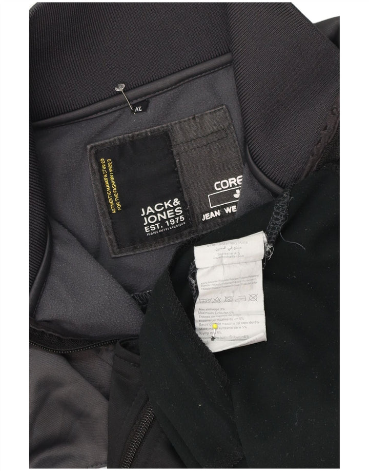 Jack & Jones Veste de Survêtement Graphique Homme XL Noir Colourblock