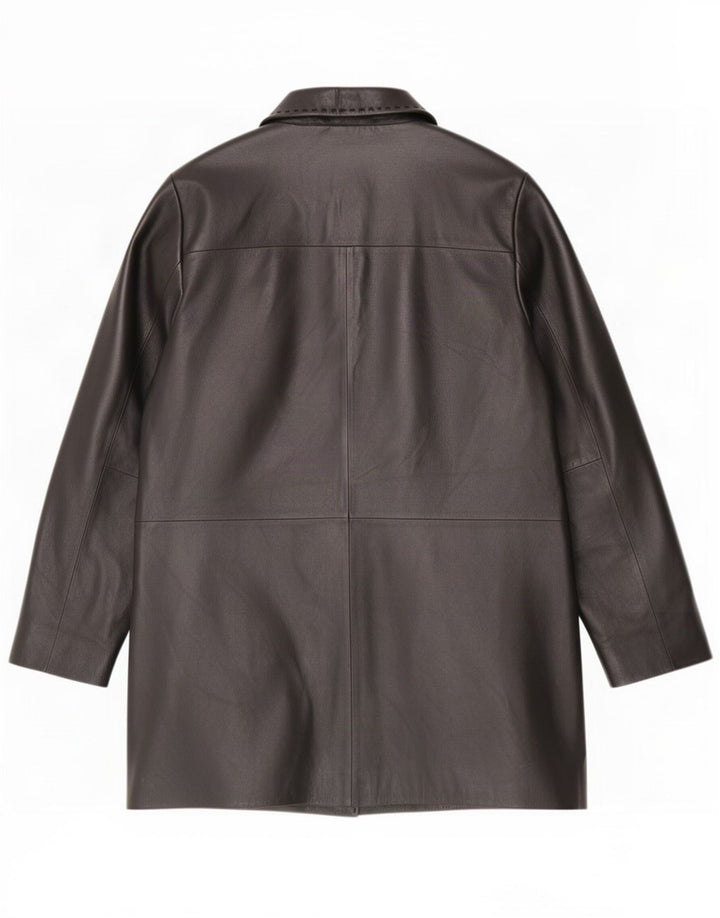 Conbipel Veste En Cuir Femme IT 44 Moyen Noir