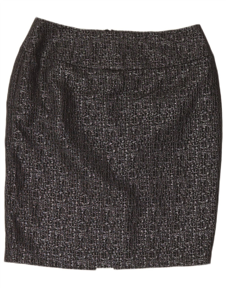 MARKS & SPENCER Womens Pencil Skirt UK 16 Large W36  Black