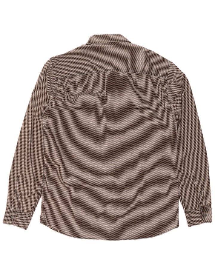 Jack & Jones Chemise Homme Large Gris Géométrique Coton