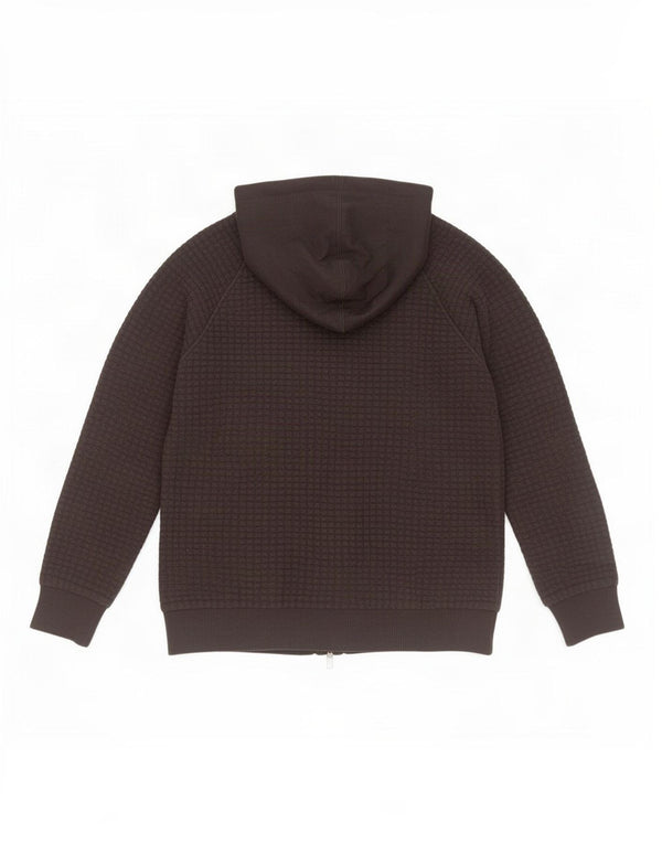 Reebok Pull à capuche zippé pour femme UK 12/14 Coton noir moyen