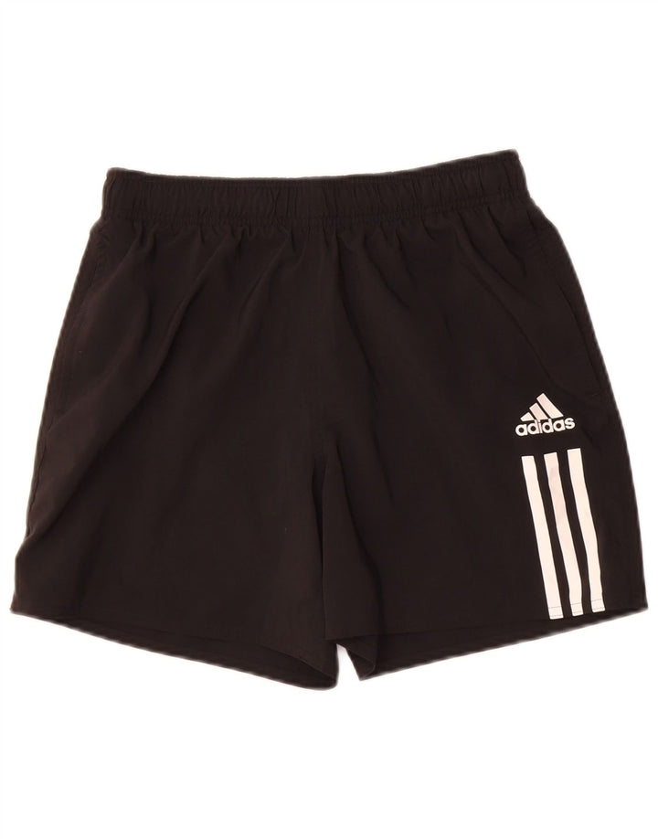 Adidas Short de sport pour homme en polyester noir moyen