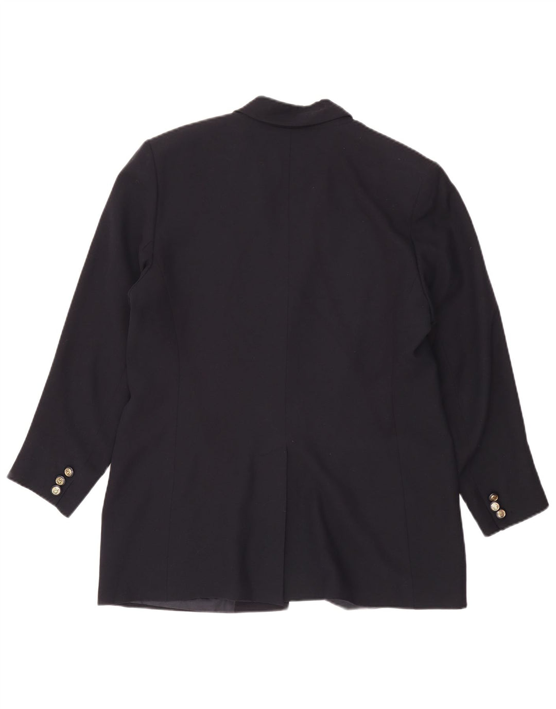 Valentino Veste Blazer 2 Boutons Femme IT 50 XL Bleu Marine Viscose