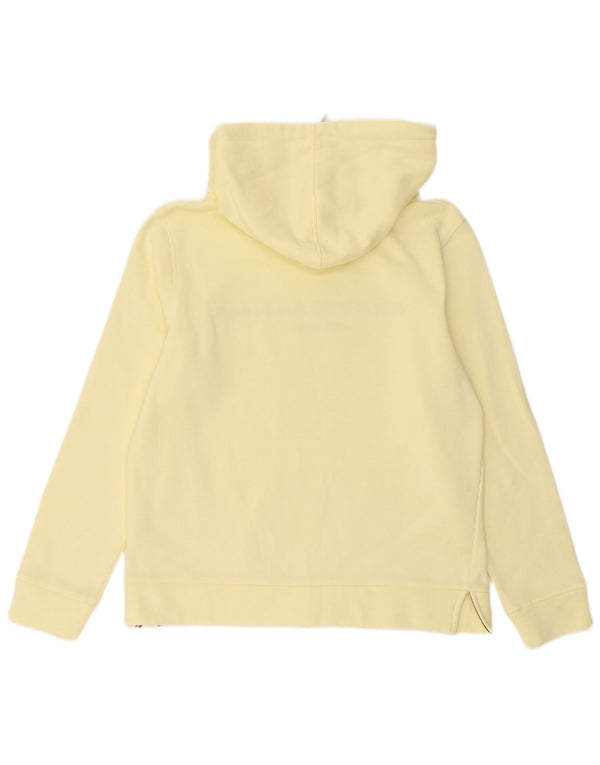 Tommy Hilfiger Pull à capuche surdimensionné graphique pour femme UK 10 Petit Jaune