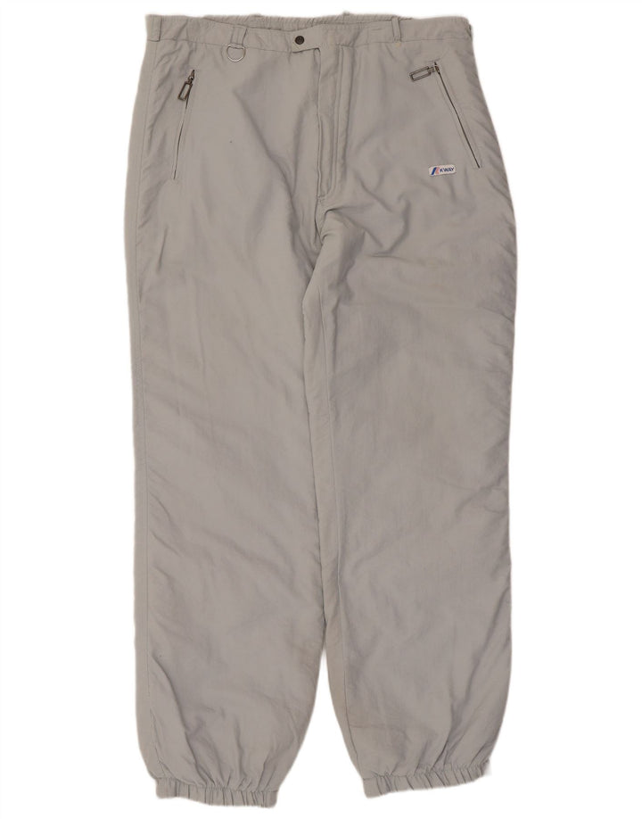 K-Way Pantalon de ski homme IT 48 Medium W38 L31 Gris Polyamide