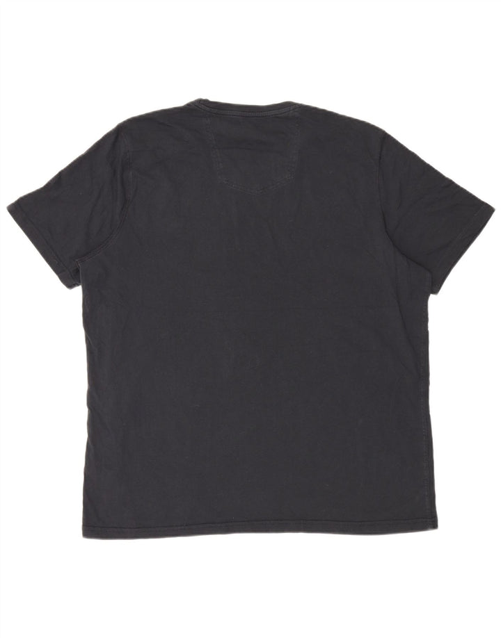 Fat Face T-Shirt Homme Haut 2XL Noir Coton
