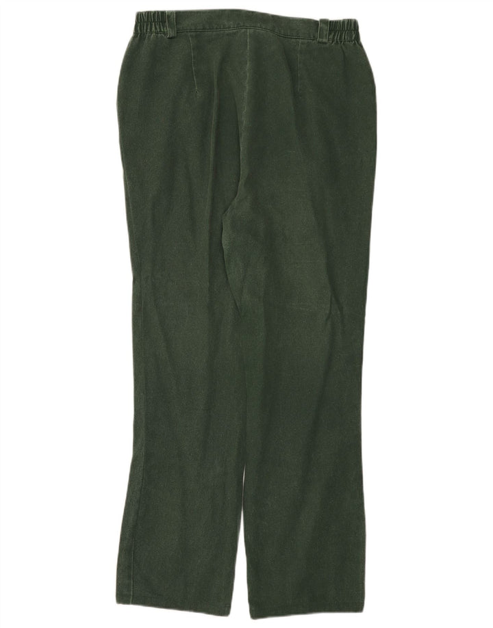 Alphorn Pantalon décontracté droit pour femme EU 42 Large W30 L28 Vert Coton