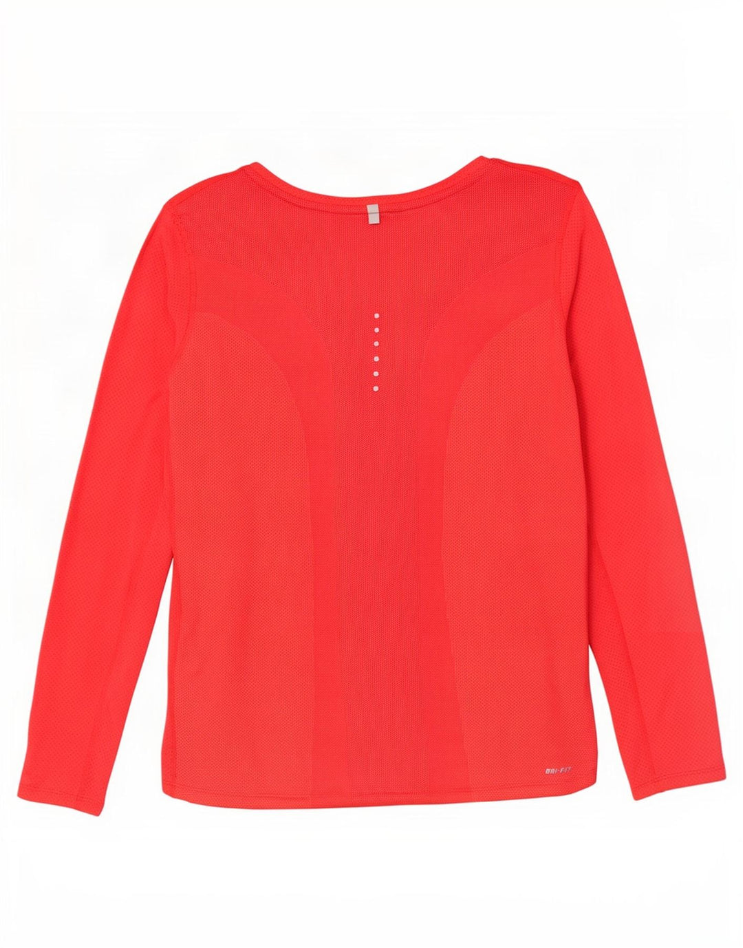 Nike Haut Dri Fit à manches longues pour femme UK 16 Large Rouge