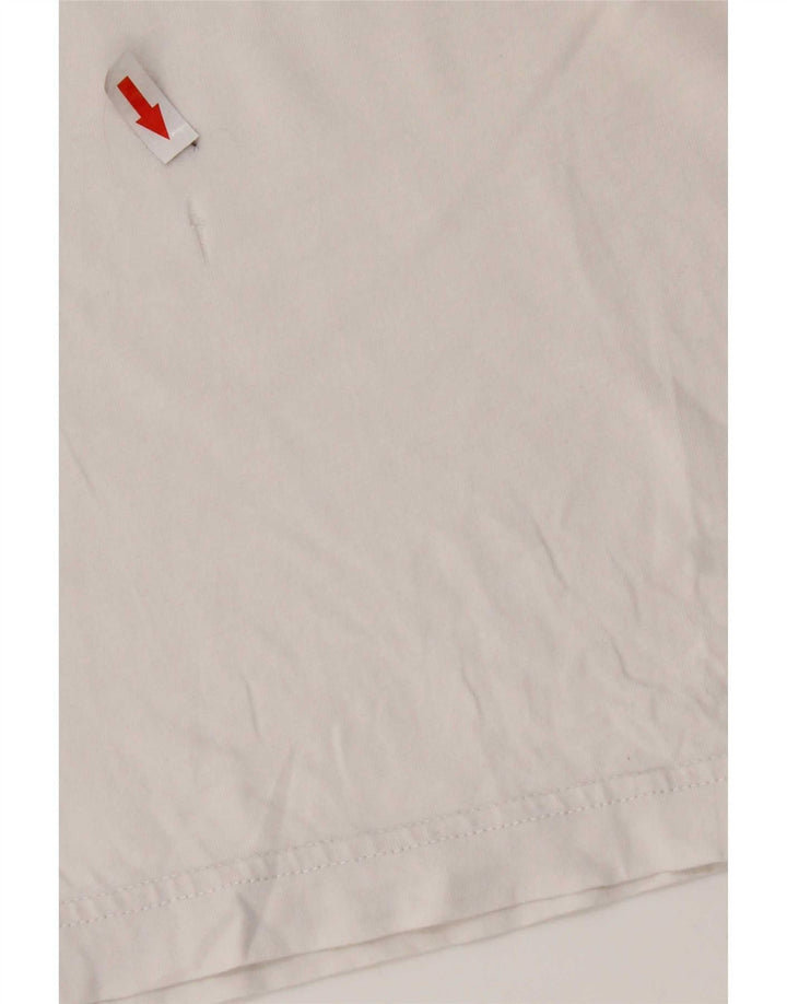 Adidas T-shirt pour homme en coton color block blanc moyen