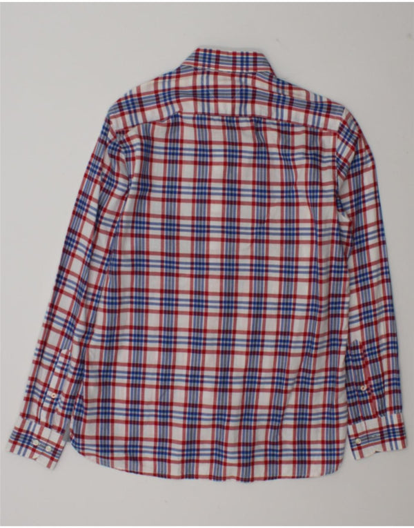 Tommy Hilfiger Chemise sur mesure pour homme en coton à petits carreaux multicolores