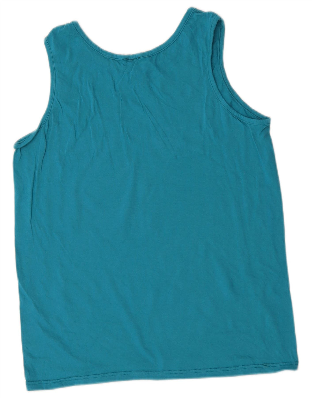 Kappa Débardeur Femme UK 14 Large Bleu Coton