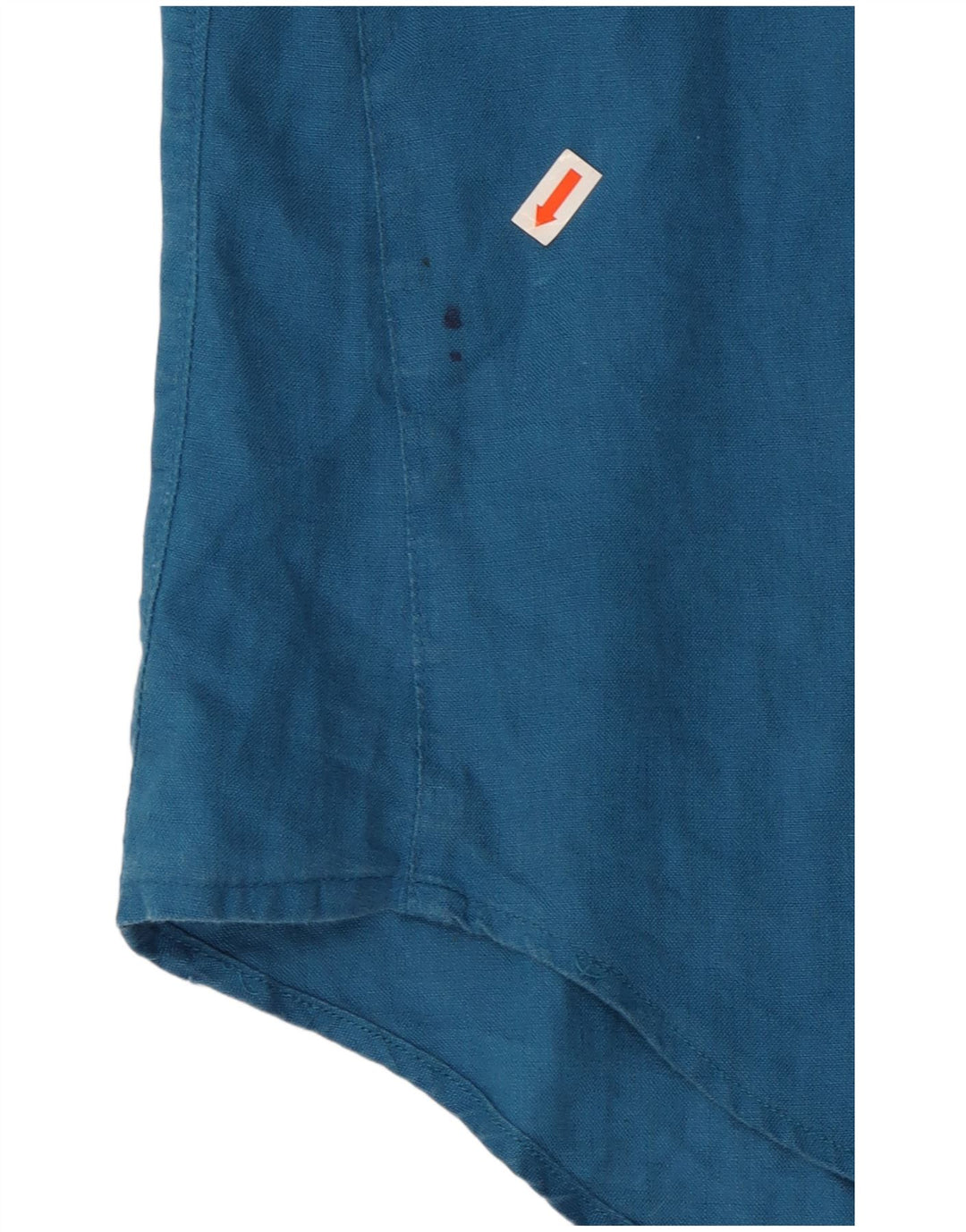 TOMMY HILFIGER Chemise à manches courtes sur mesure pour homme XL Bleu