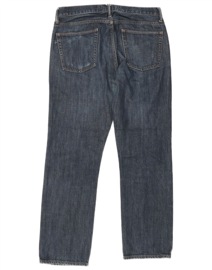 Jean droit homme Gap W31 L30 bleu marine coton