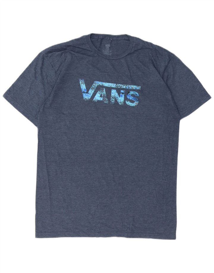 VANS T-shirt graphique pour hommes, grand, bleu marine