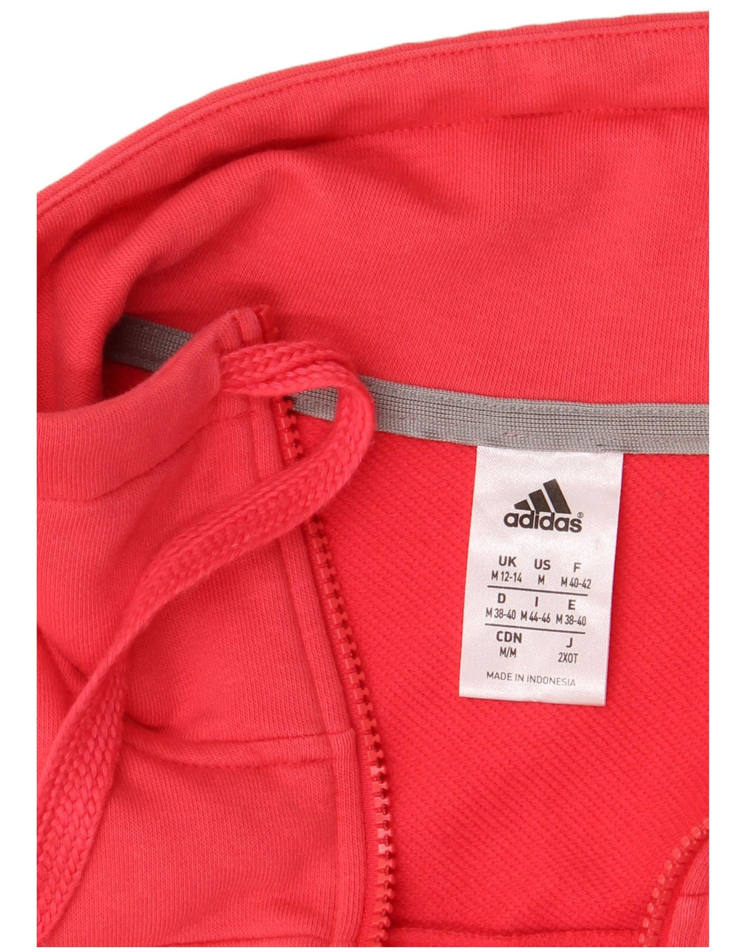 Adidas Climalite Survêtement Top Veste UK 12/14 Rose Moyen Femme