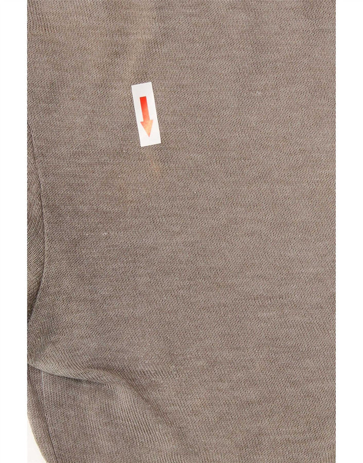 Zara T-Shirt Femme Top UK 10 Petit Marron