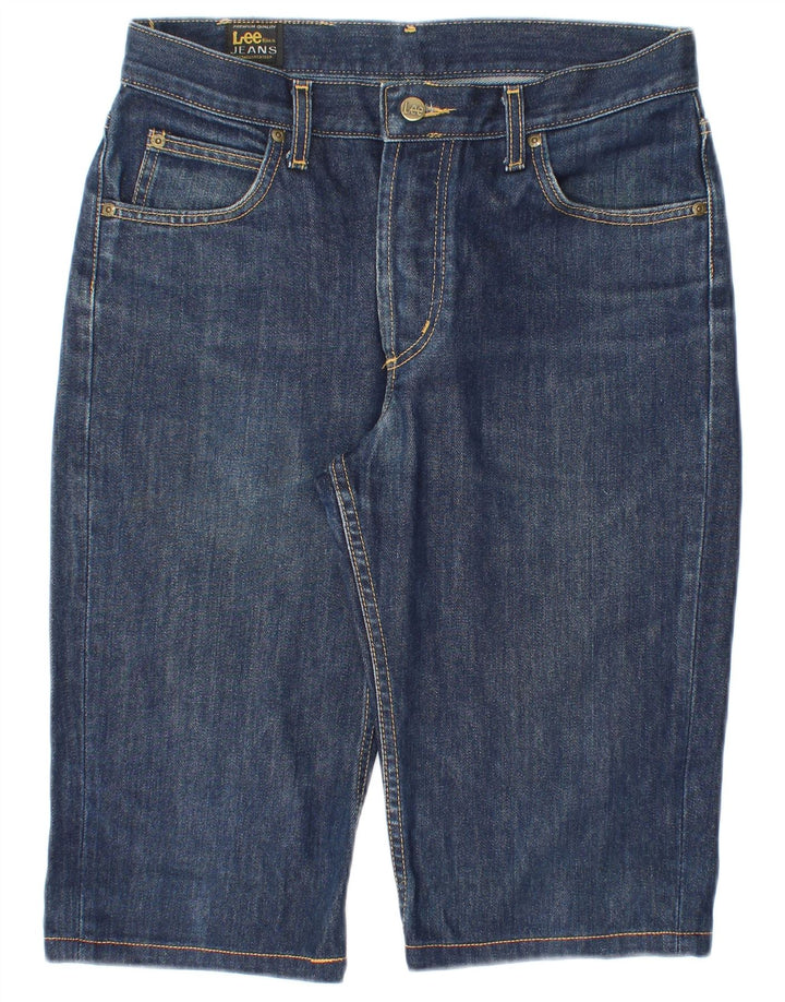 LEE Short en Jean Detroit Homme W32 Bleu Moyen Coton