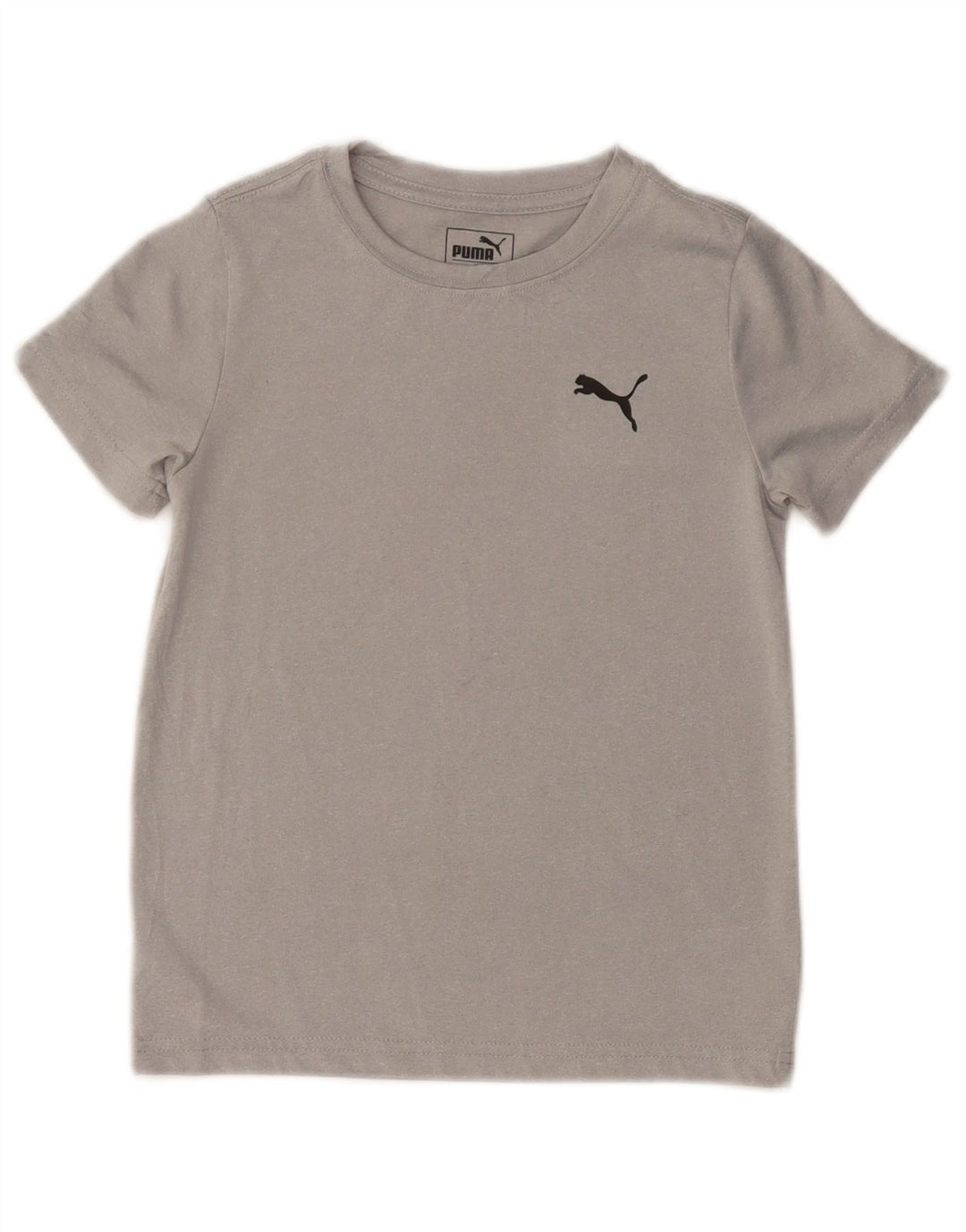 PUMA T-Shirt Garçon 5-6 Ans Gris Polyester