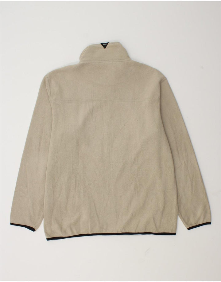 Asics Veste polaire pour homme UK 40 Large Beige Polyester