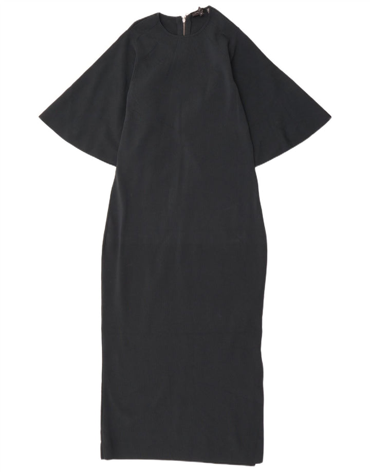 Ted Baker Robe longue chauve-souris pour femme Taille 4 Grande Viscose Verte