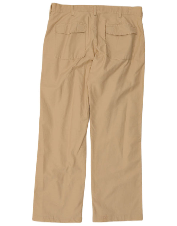 Armani Pantalon Chino Droit Homme W36 L32 Coton Beige