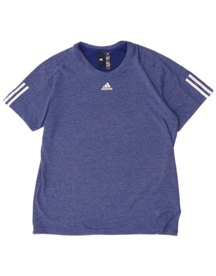 Adidas T-Shirt Homme Haut Grand Bleu Polyester