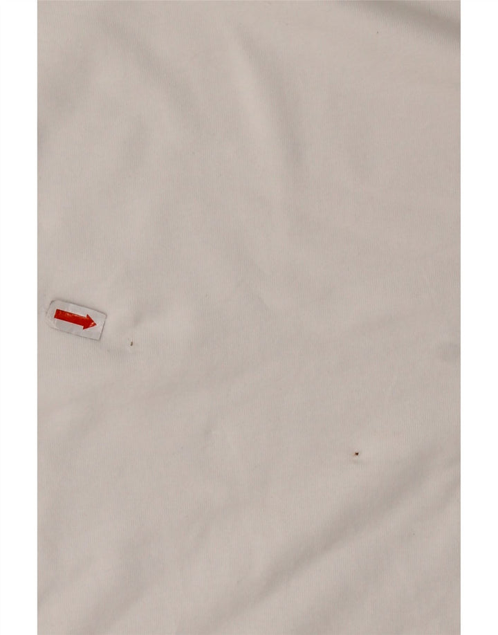 Zara Homme Top Manches Longues Coton Blanc Moyen