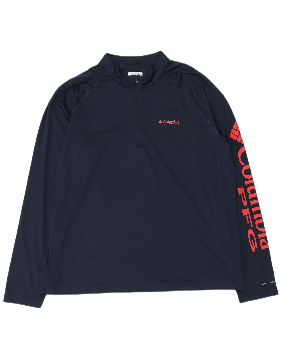 Columbia Haut de Survêtement Omni-Shade Graphic Pull Homme Bleu Marine XL