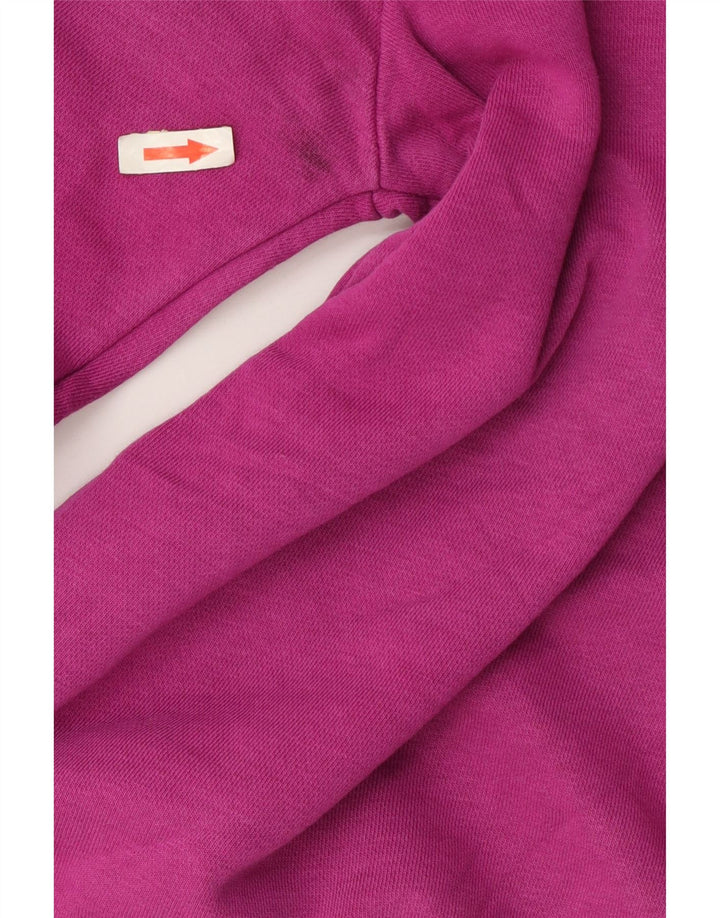 Nike Sweat-shirt surdimensionné pour femme UK 10 Petit coton rose