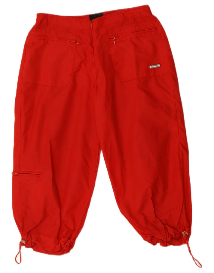 Champion Pantalon Capri Joggers Femme Moyen W28 L19 Rouge Polyamide