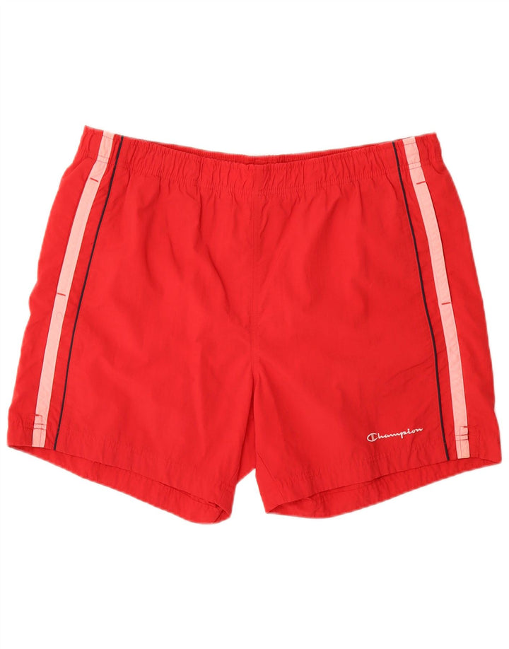 Champion Short de Bain Homme 2XL Rouge Polyamide