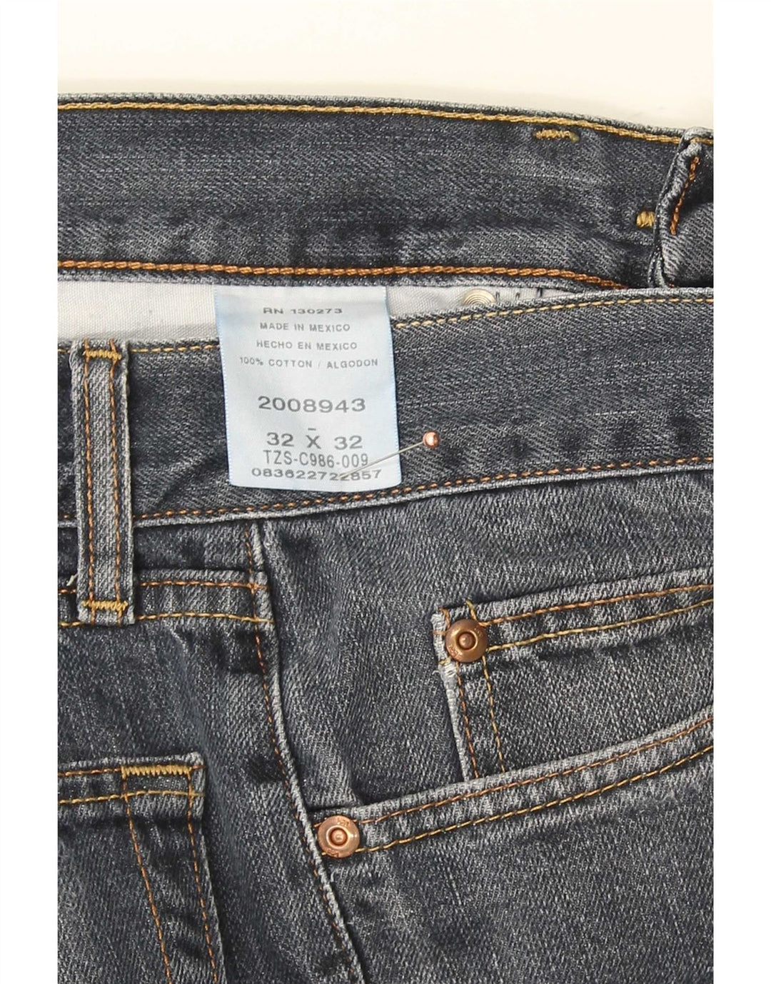 Lee Jean droit homme W32 L32 bleu coton